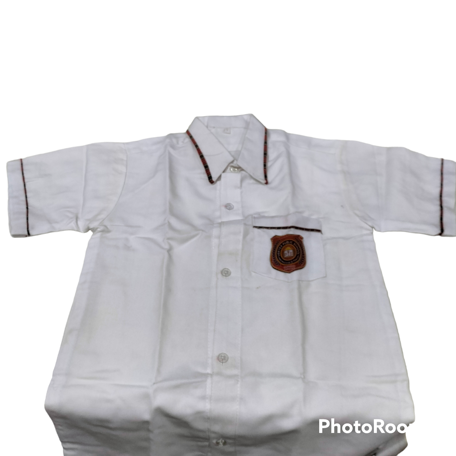 SHIRT WHITE HALF VERTEX