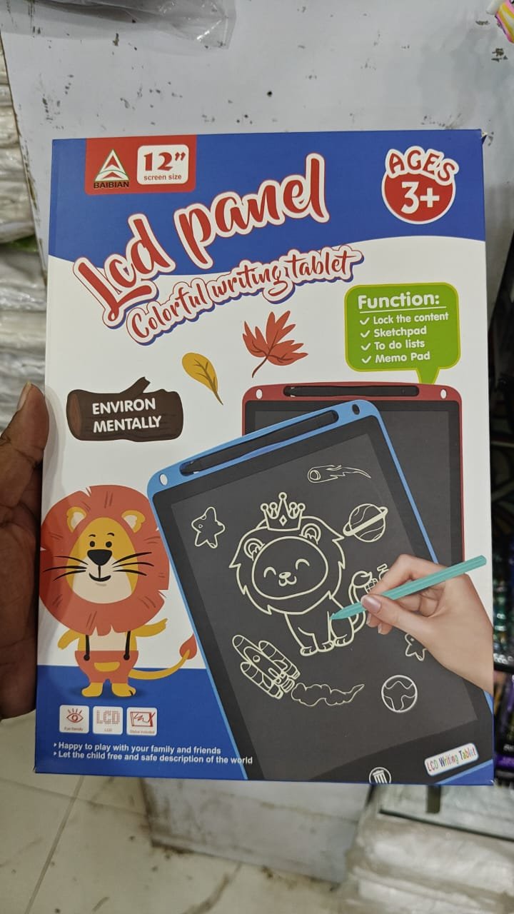 12 INCH LED Glow Board | Draw, Sketch, Create, Doodle, Art, Write, Learning Tablet  (Multicolor)
