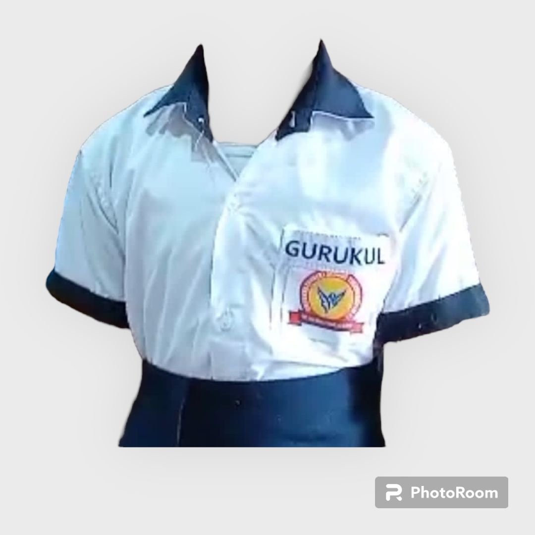 SHIRT HALF D+M WHITE WITH C.BLUE