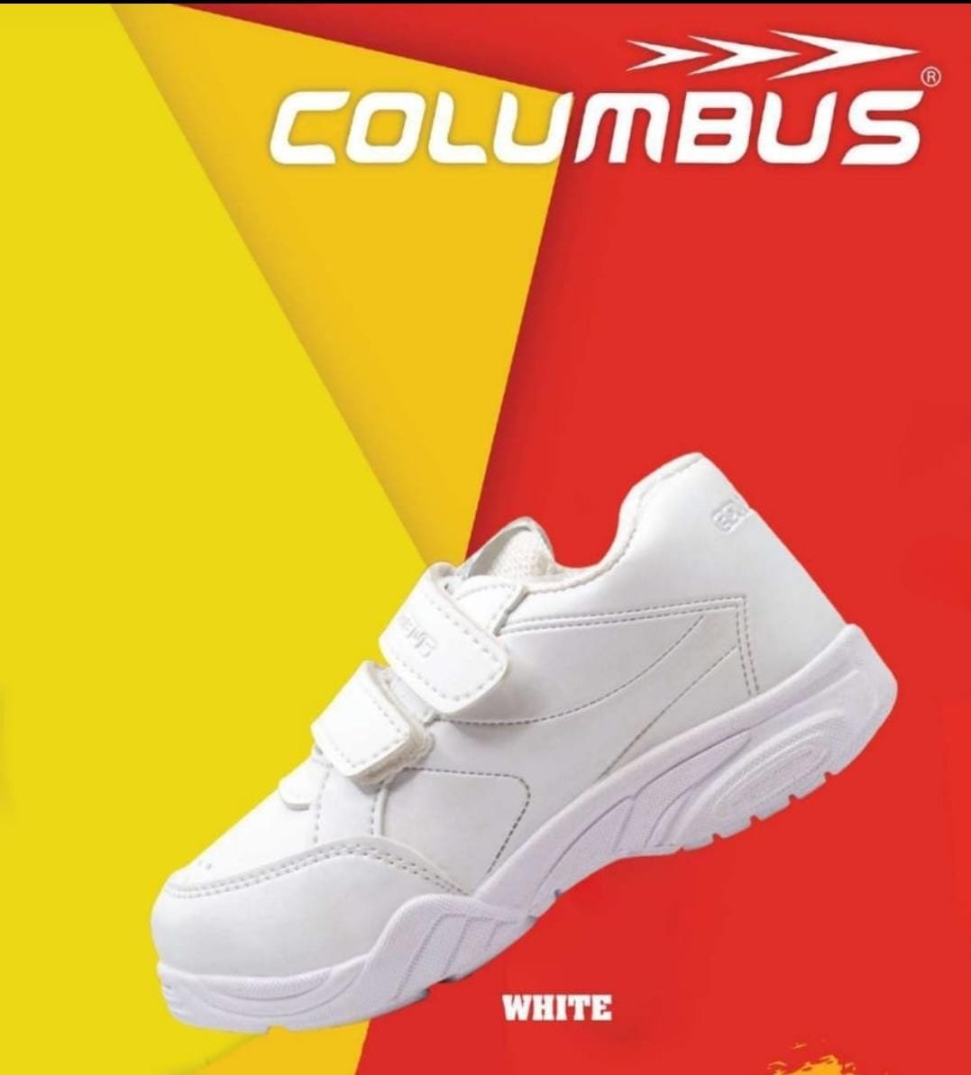 WHITE GOLA SHOES  ( DOUBLE VELCRO )