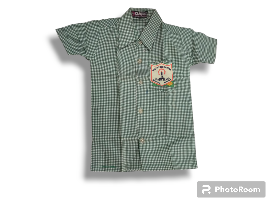 SHIRT HALF D (B.G SMALL CHECK)