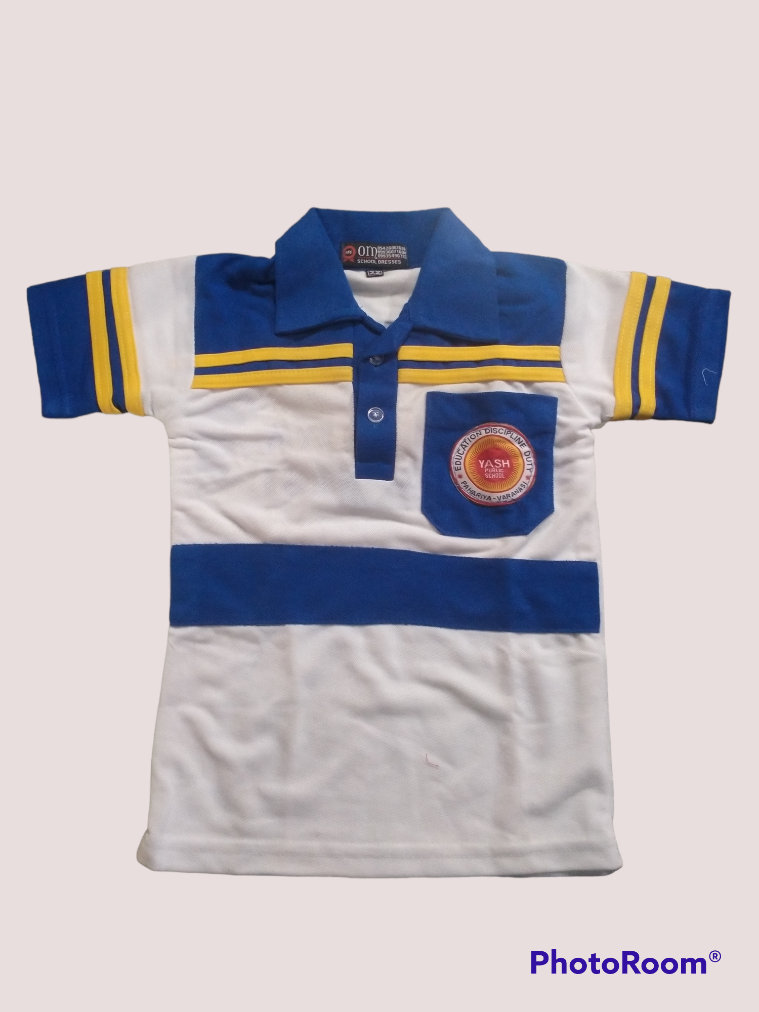 T SHIRT WHITE YASH PUBLIC