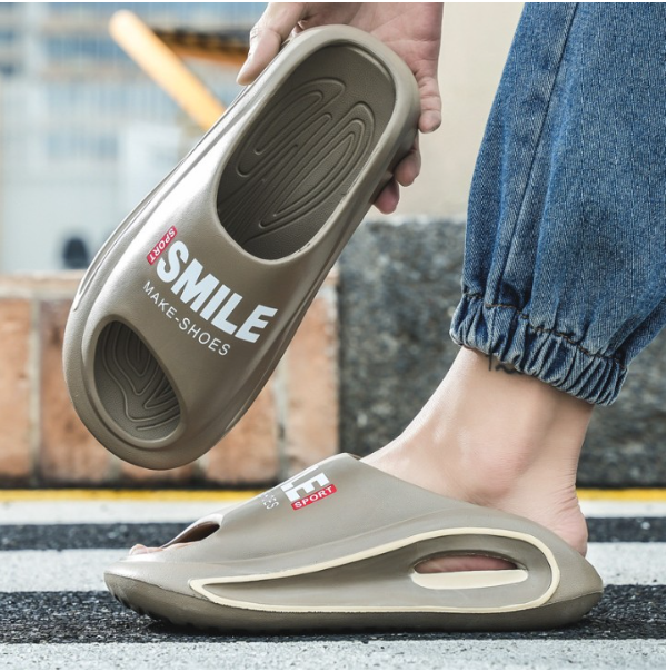 123 Mens Smile Soft Slides For Mens ( mouse )