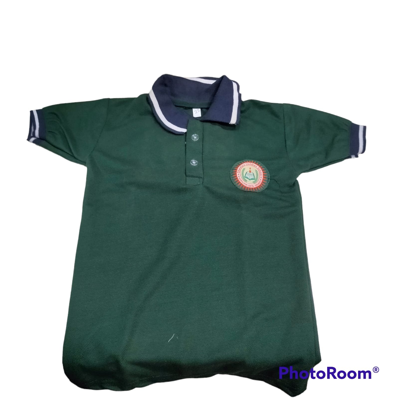 Bottle Green T-Shirt - Sheetala Children School
